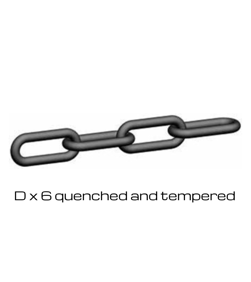 Long link fishing chain / Grade 80 | Ocean marine & fishing gear A/S